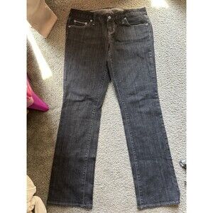 American Eagle Jeans Women's 10 Black Skinny Cotton Mid Rise Stretch